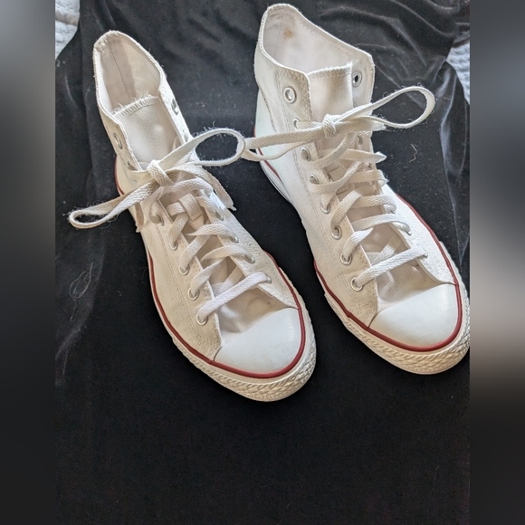 Converse Other - Converse Off-White High-Top Sneakers
